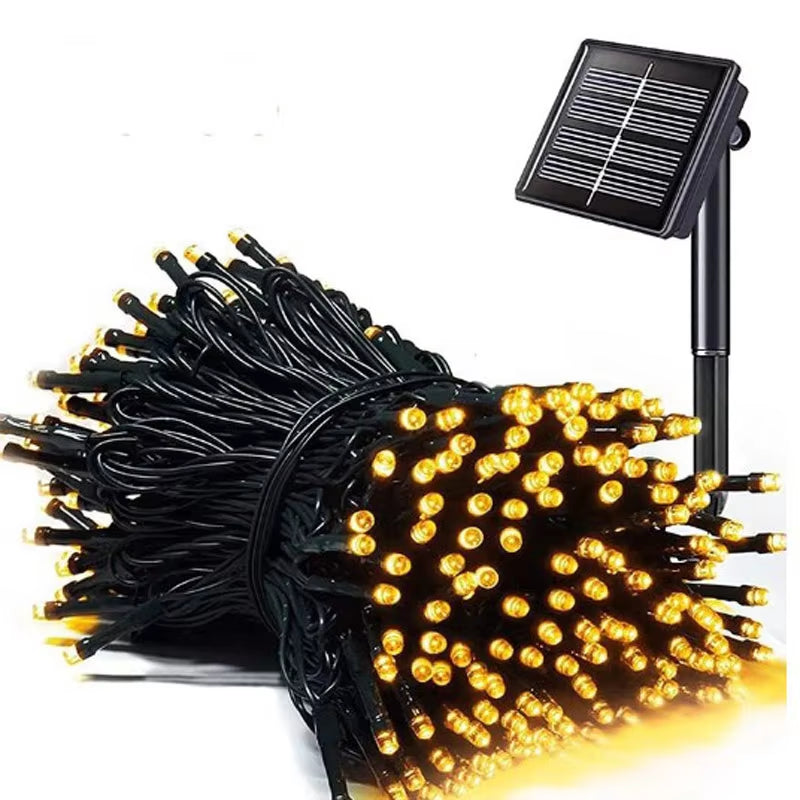 Led Solar String Lights 7M 50 Lights 8 Patterns Solar Fairy String Lights Waterproof Garden Wedding Party Decoration