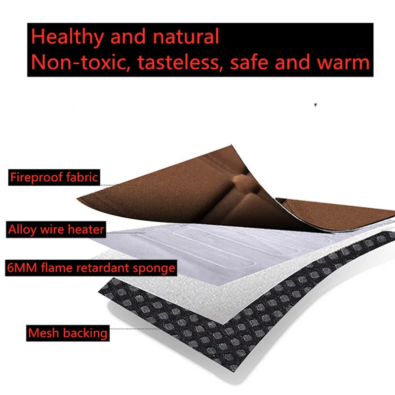 12V Heated Car Seat Cushion Cover Seat ,Heater Warmer , Winter Household Cushion Cardriver Heated Seat Cushion Universal Cushion