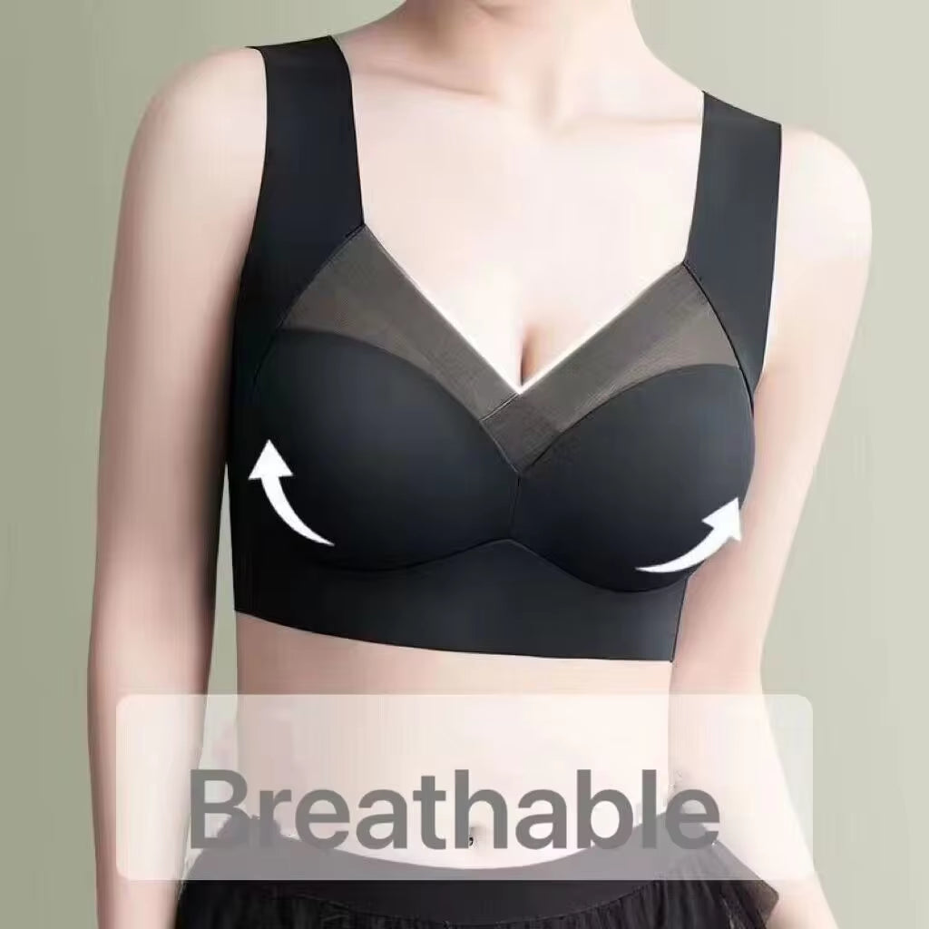 Sexy Seamless Push-Up Sports Bra | Wireless Lace Bralette & Unwired Yoga Top for Women
