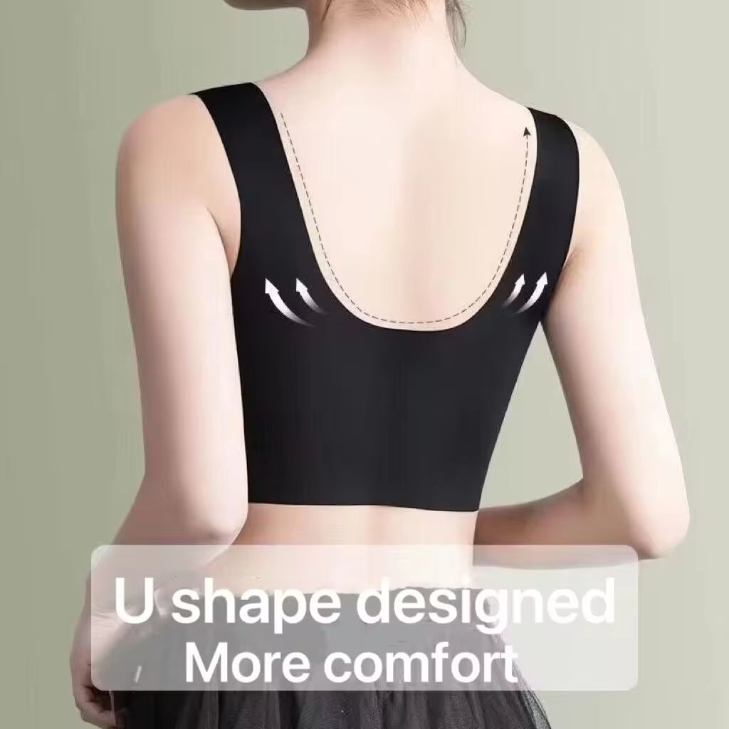 Sexy Seamless Push-Up Sports Bra | Wireless Lace Bralette & Unwired Yoga Top for Women