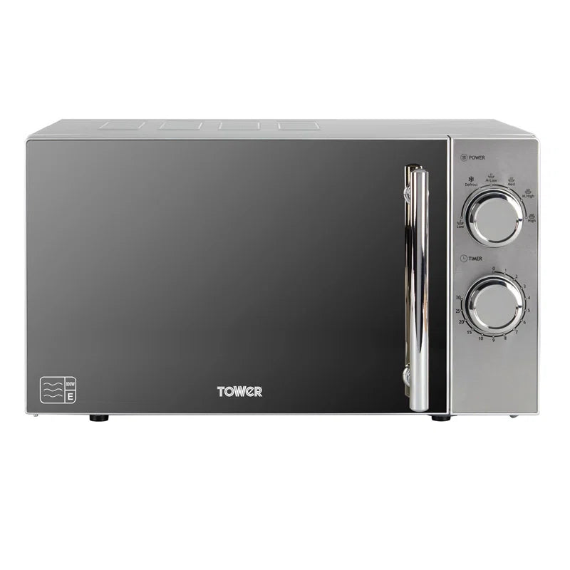 800W 20L Microwave with 5 Power Levels and a 30 Minute Timer
