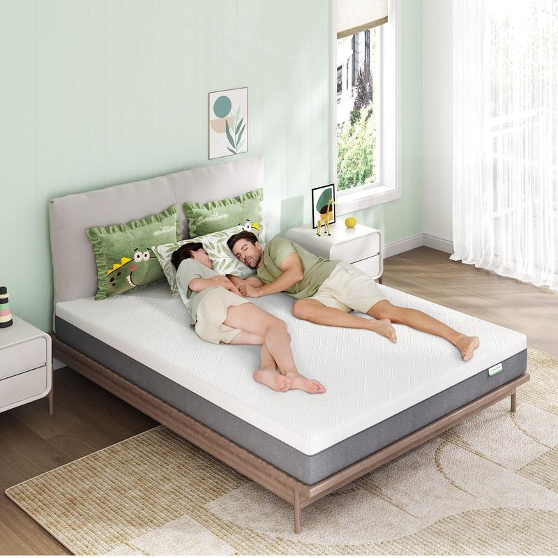 Novilla Gel Memory Foam Mattress for Cool Sleep & Pressure Relief 6/8Inch,Medium Firm Twin/Twinxl/Full/Queen Size Mattress in a Box, Bliss Comfy Memoryfoam Mattresses, 6/8/10/12 Inch, Non-Spring Mattress, Furniture, Home, New House, Gift.