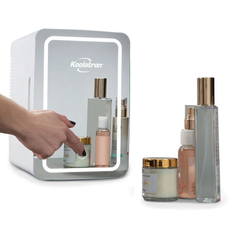 Koolatron Cosmetic Mini Fridge 6L Beauty Makeup Skincare Fridge for Bedrooms