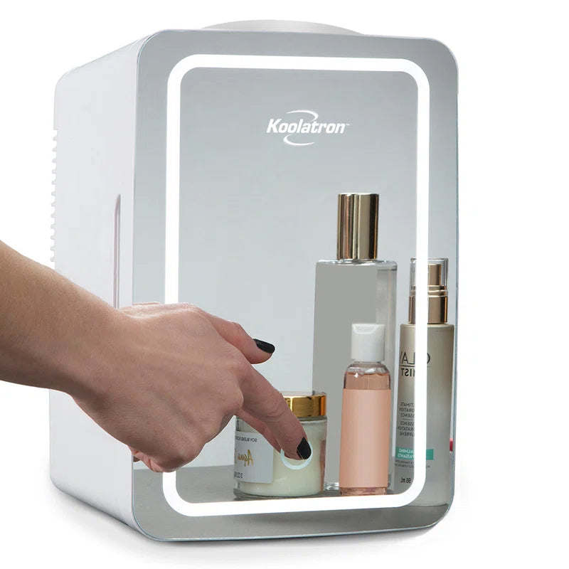 Koolatron Cosmetic Mini Fridge 6L Beauty Makeup Skincare Fridge for Bedrooms