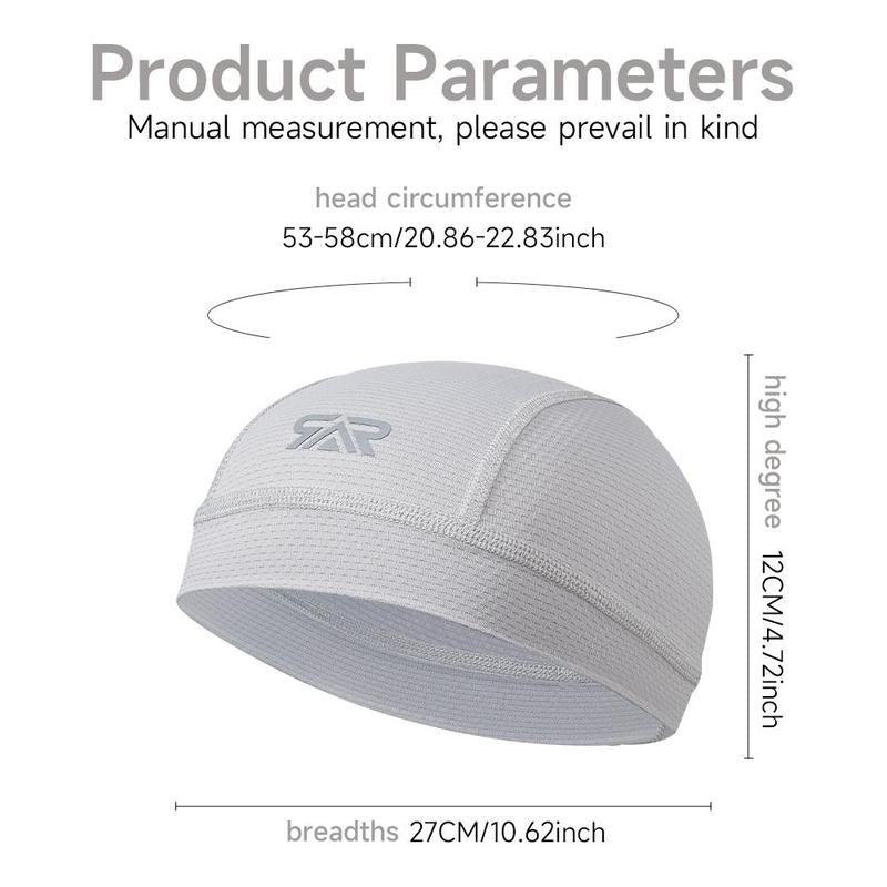 Comfort Cycling Cap, Protection Sports Cycling Cap, Breathable Sweat-Absorbent Helmet Liner, Plain Sports Cap for Men & Women, Fall Gift
