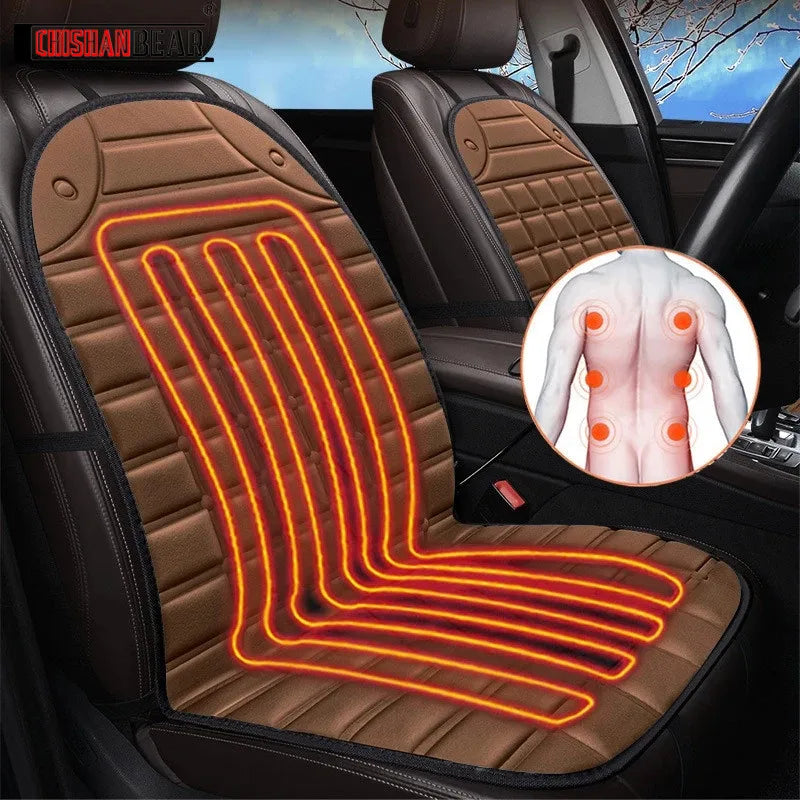 12V Heated Car Seat Cushion Cover Seat ,Heater Warmer , Winter Household Cushion Cardriver Heated Seat Cushion Universal Cushion