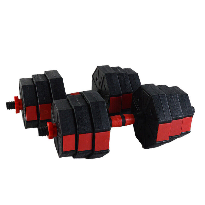 Exersci Premium 40Kg Adjustable Dumbbell & Barbell Set