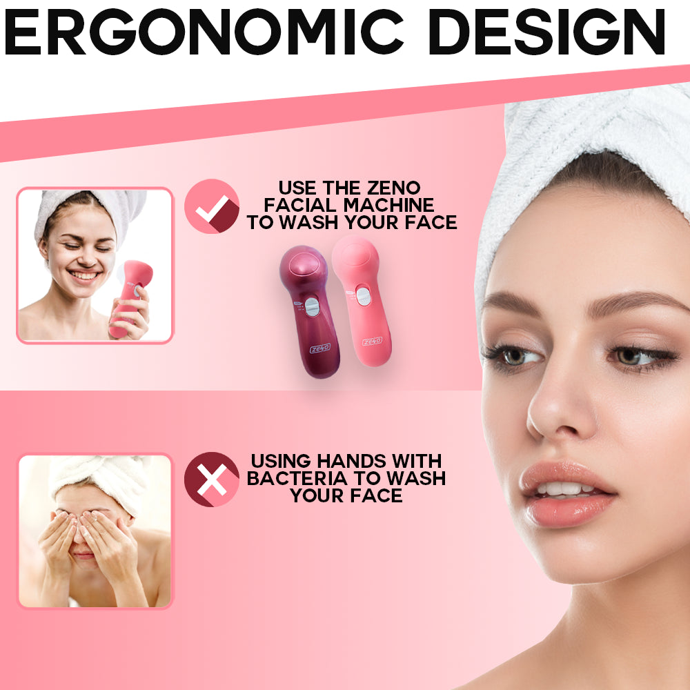 7 in 1 ELECTRIC FACIAL FACE SONIC SPA CLEANSING BRUSH BEAUTY CLEANSER EXFOLIATE