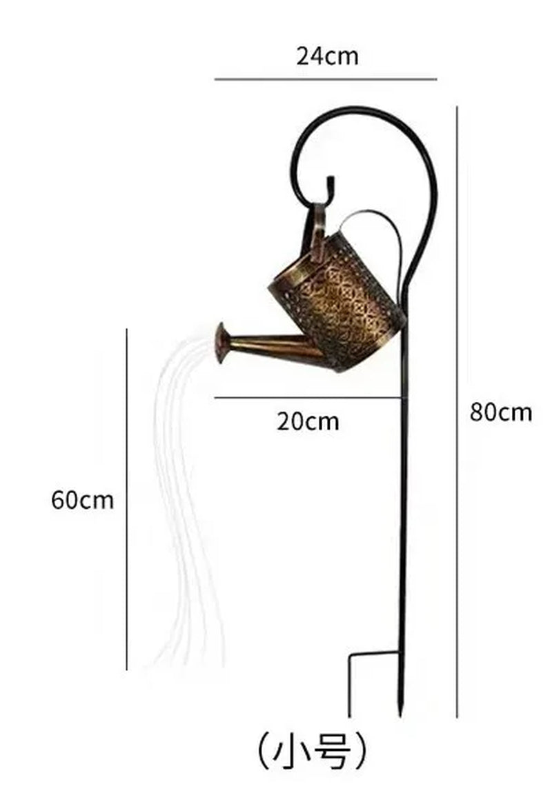 Solar-Powered Watering Can Lights - Unique Outdoor Decor, Weatherproof & Easy to Install
