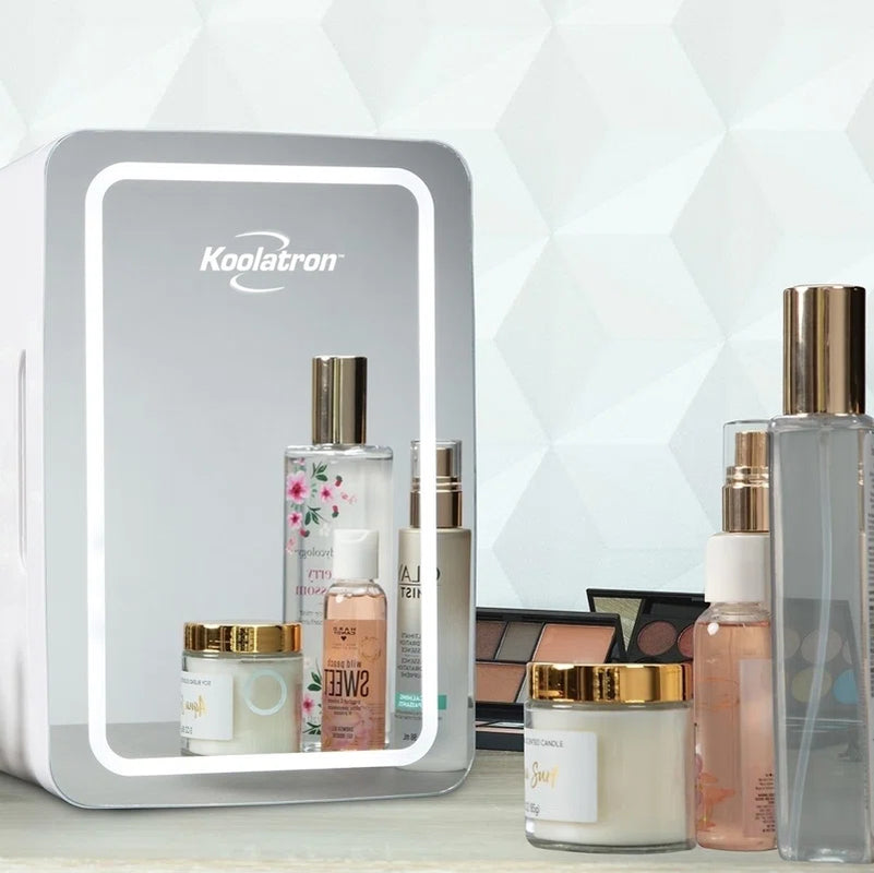 Koolatron Cosmetic Mini Fridge 6L Beauty Makeup Skincare Fridge for Bedrooms