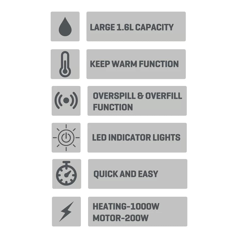 5 Speed 56.3Ml Countertop Blender