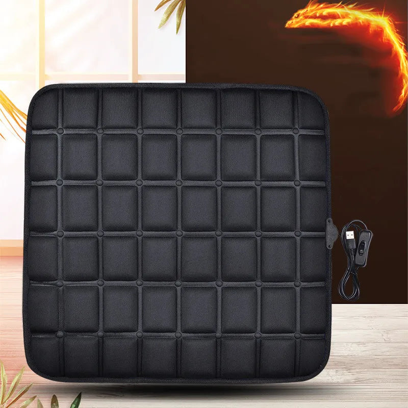 12V Heated Car Seat Cushion Cover Seat ,Heater Warmer , Winter Household Cushion Cardriver Heated Seat Cushion Universal Cushion