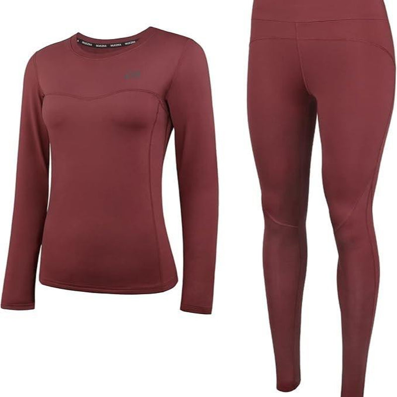 Muezna Men'S Thermal Top and Bottom Set Underwear Long Johns Base Layer with Soft Fleece Lined Fabric Menswear