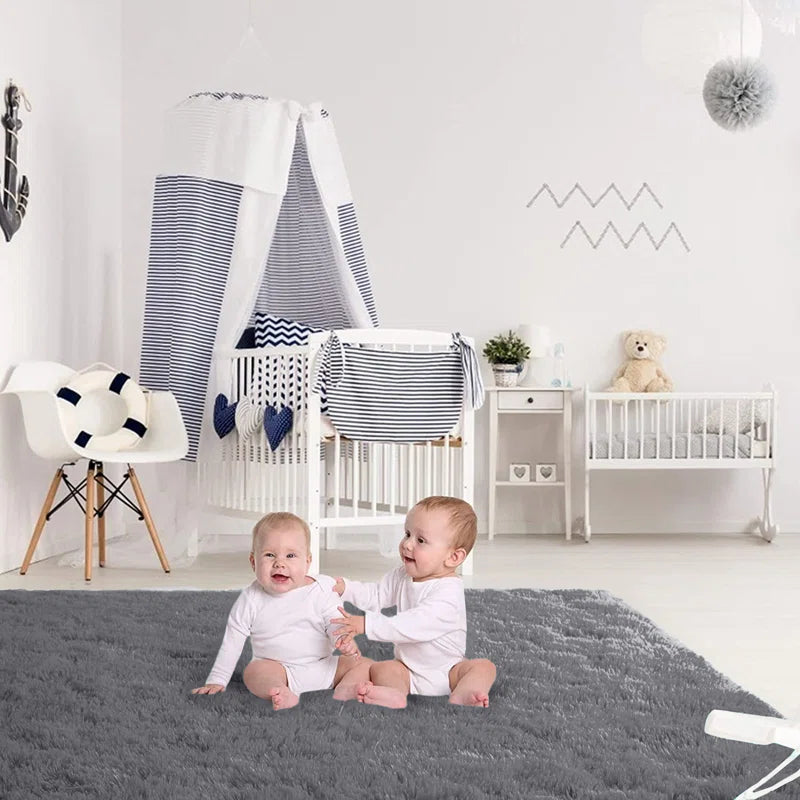 Almamy Machine Woven Grey Rug