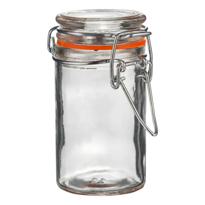 - Glass Storage Jars with Labels - 70Ml Seal
