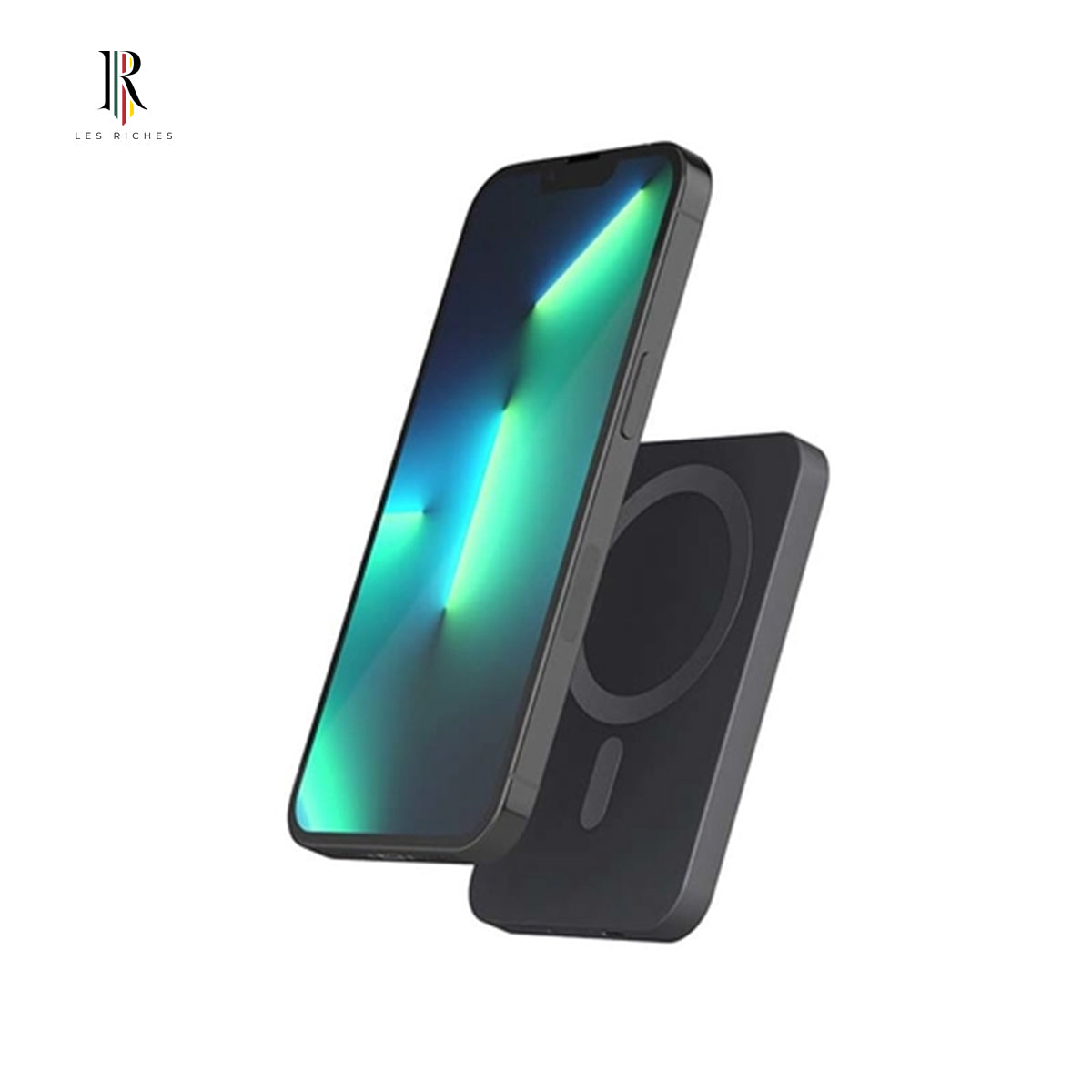 Epico 5000mAh Portable Wireless Charger – 15W Fast Charging, Grey