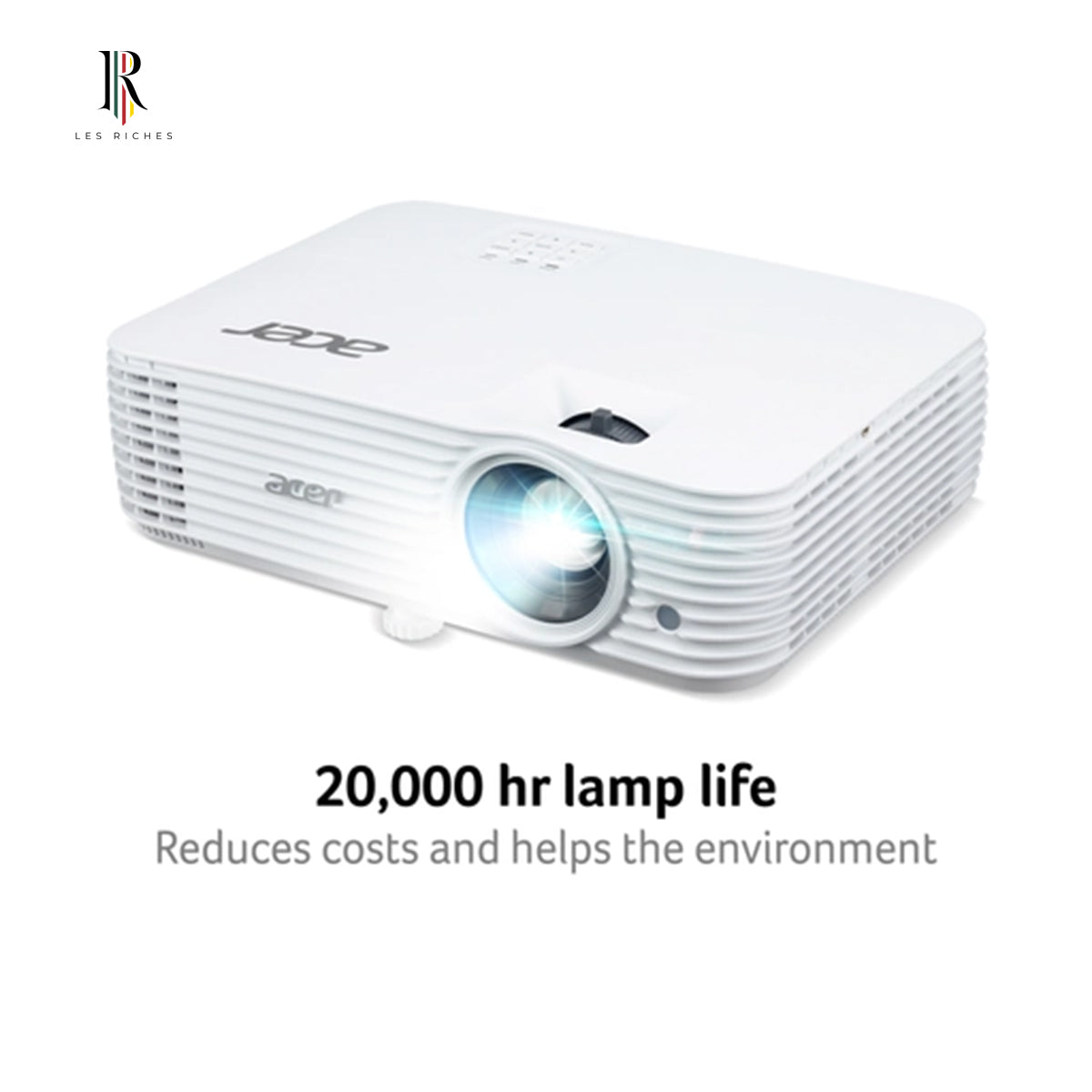 Acer Essential X1526HK - 1080p DLP Projector, 4000 Lumens, 10,000:1 Contrast, 3D Ready