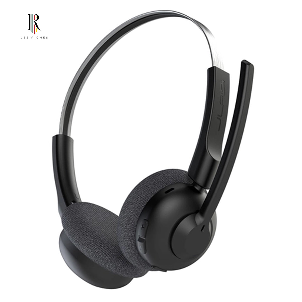 JLab GO Work Pop Wireless Headset - For Calls & Music, 20-20,000 Hz, Black