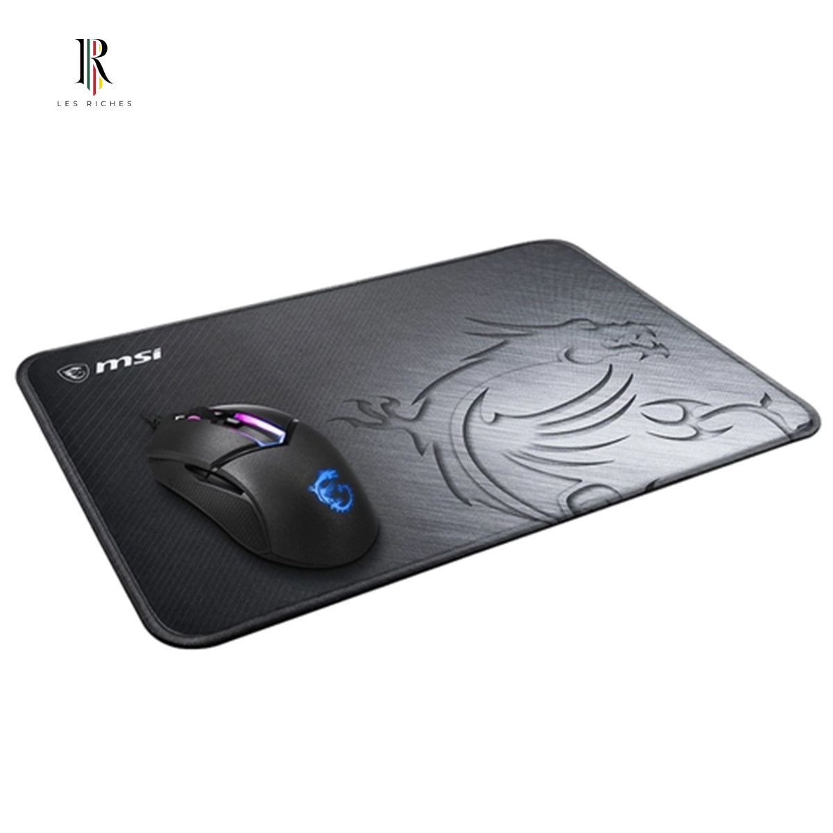 MSI Agility GD21 Gaming Mouse Pad - Black, Rubber Base, Durable Design