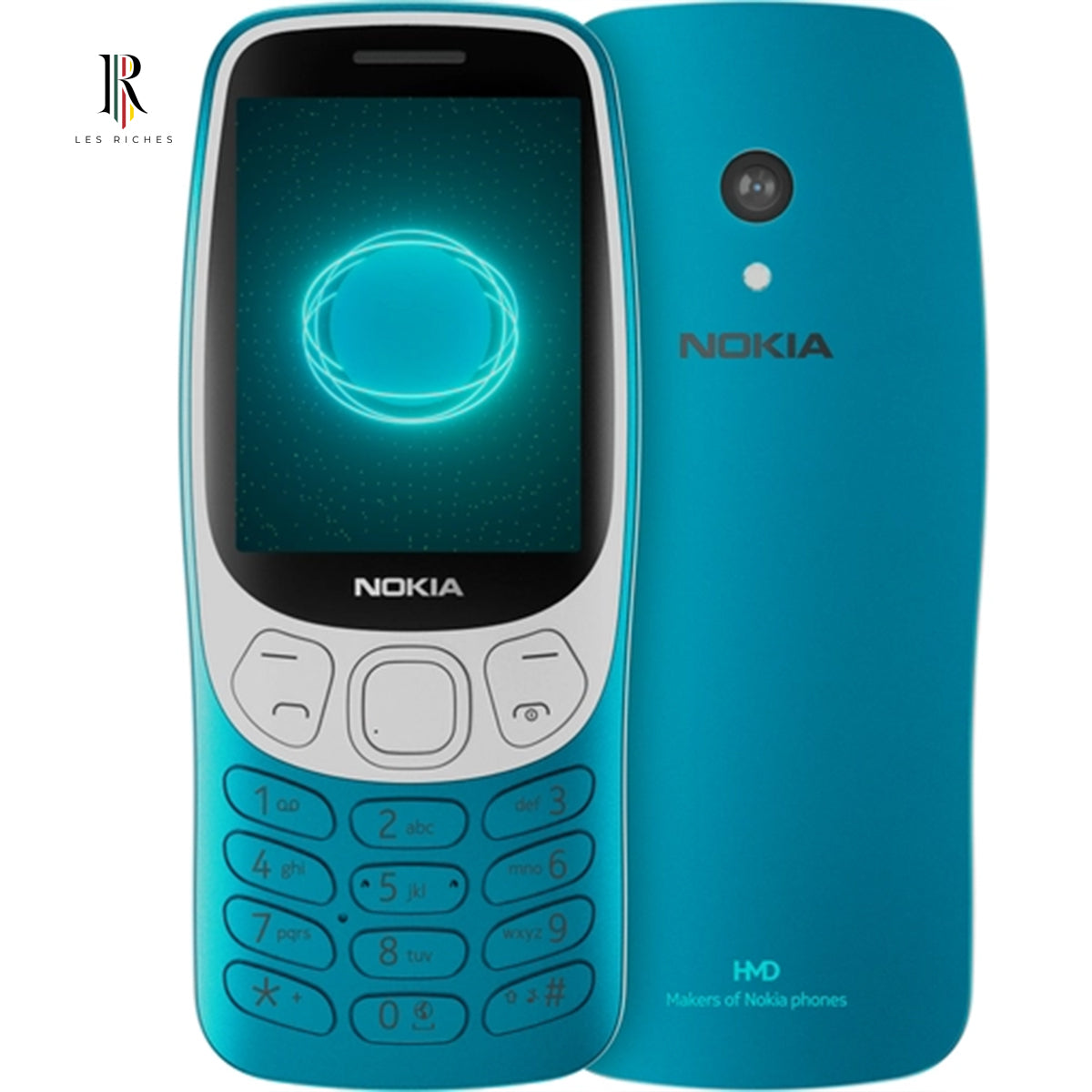 Nokia 3210 4G Feature Phone, 2.4" Screen, 64 MB RAM/128 MB Storage, 2 MP Camera