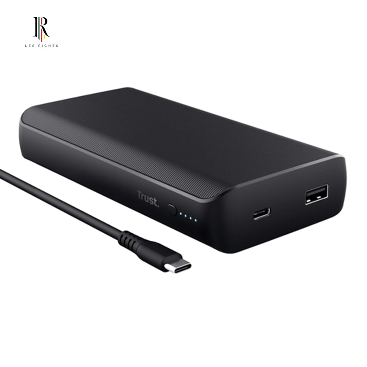 Trust Laro 20000mAh Power Bank – 65W Fast Charging, Quick Charge 3.0, Black
