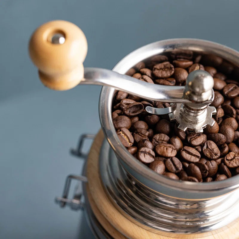 Stainless Steel Manual Burr Coffee Grinder