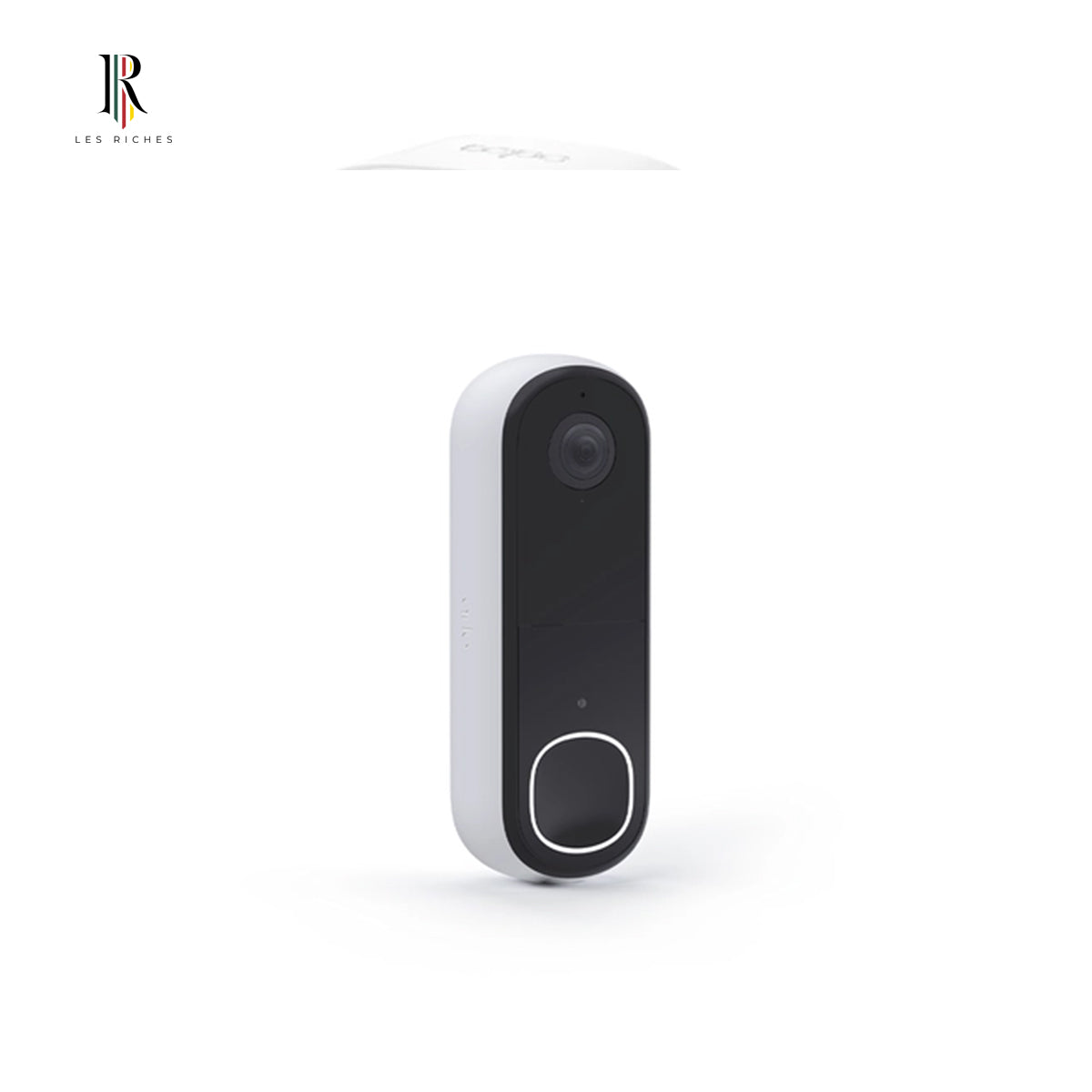 Arlo Essential 2K Video Doorbell, White, 180° Viewing Angle, 2-Way Audio, 1944x1944 Resolution, Wall Mountable