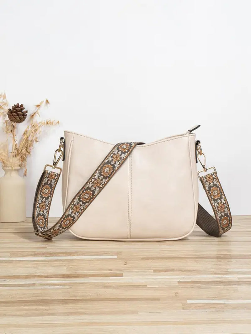 Fashionable Solid Color Crossbody Bag – Perfect for Casual & Commuting