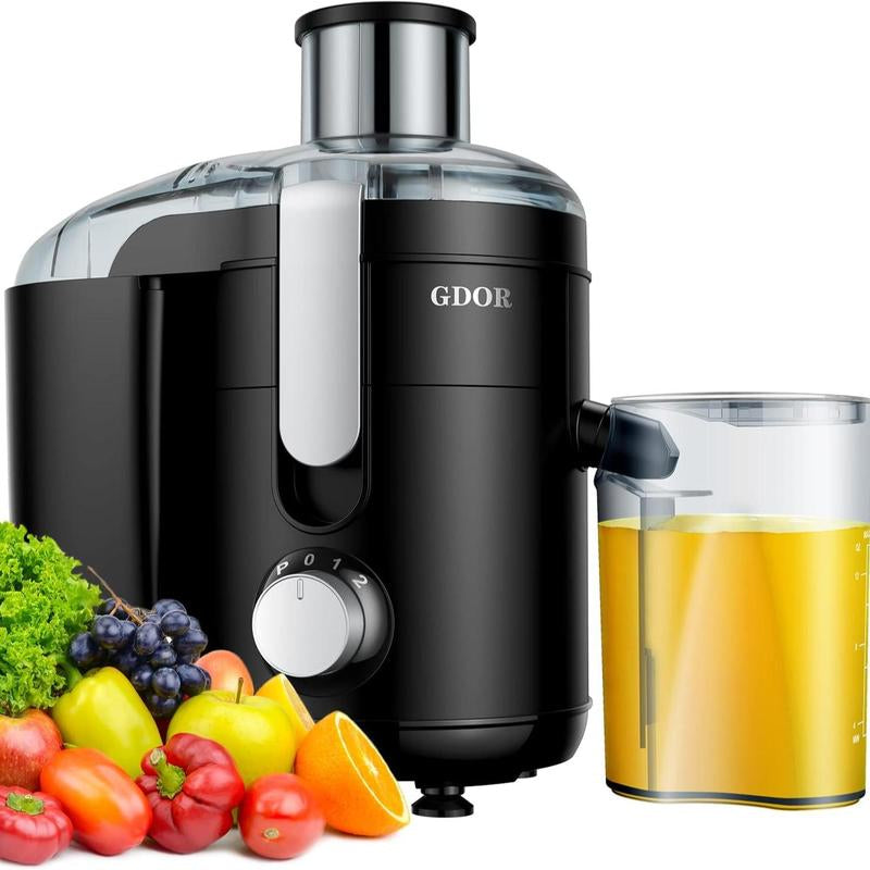 650W/1300W Juicer with Titanium Cut Disc, Dual Speeds, Anti-Drip, BPA-Free