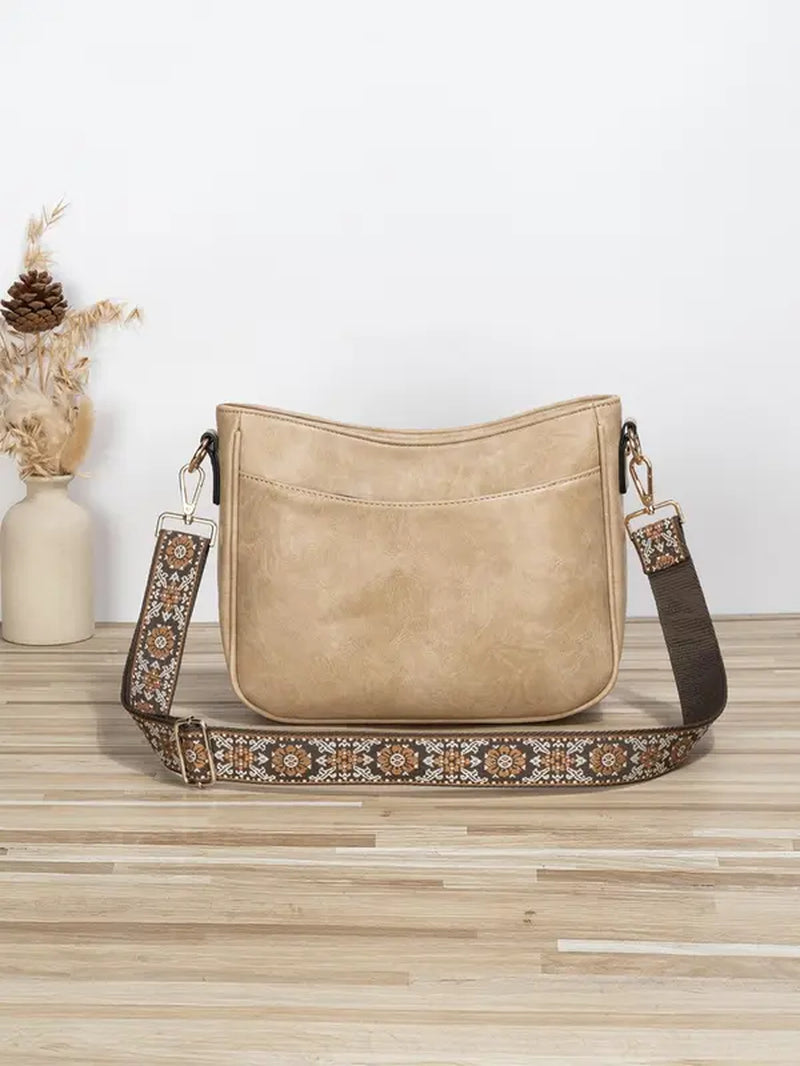 Fashionable Solid Color Crossbody Bag – Perfect for Casual & Commuting