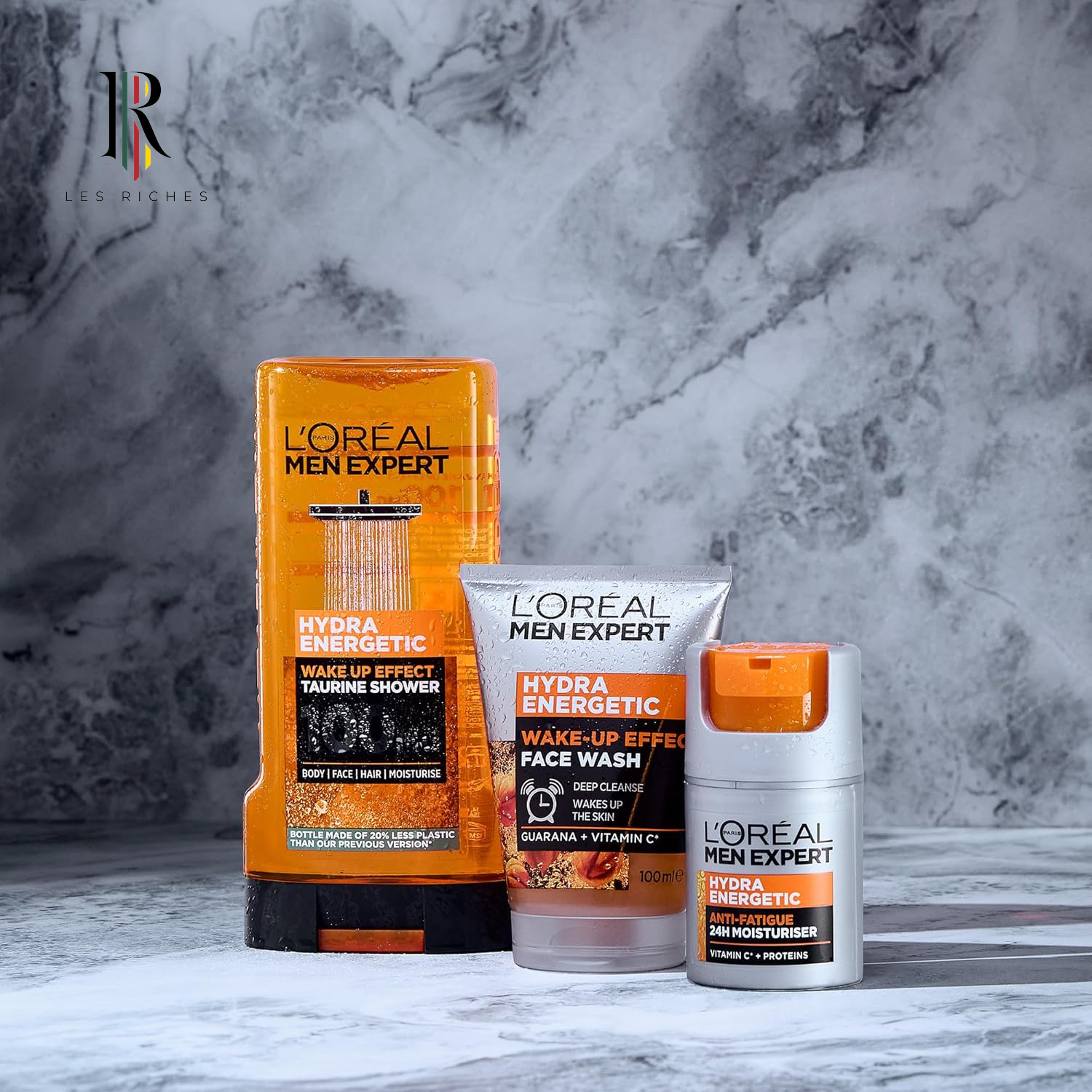 L'Oreal Men Expert Gift Set, Hydra Energetic Alive and Kicking: Shower Gel, Moisturiser and Face Wash