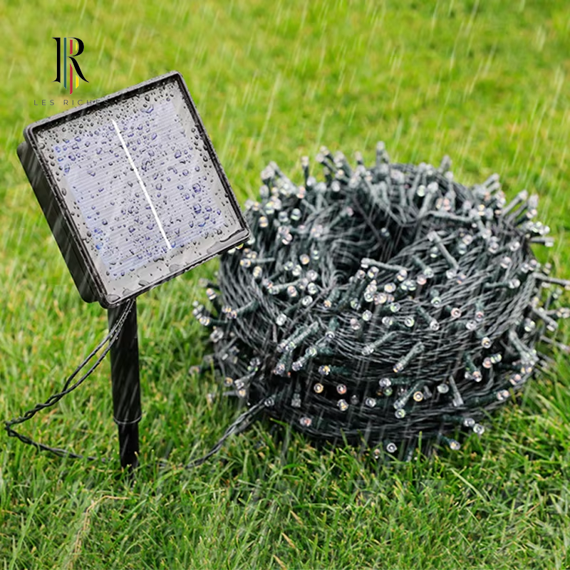 Led Solar String Lights 7M 50 Lights 8 Patterns Solar Fairy String Lights Waterproof Garden Wedding Party Decoration