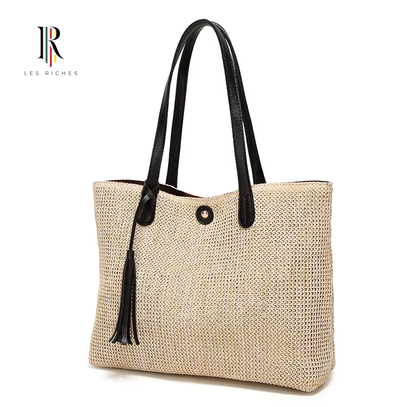 New Arrival: Fashionable Straw Handbags for Women, Ladies' Large Tote Bags 2024