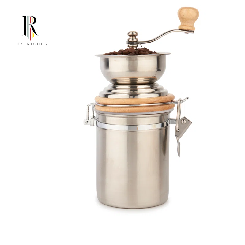 Stainless Steel Manual Burr Coffee Grinder
