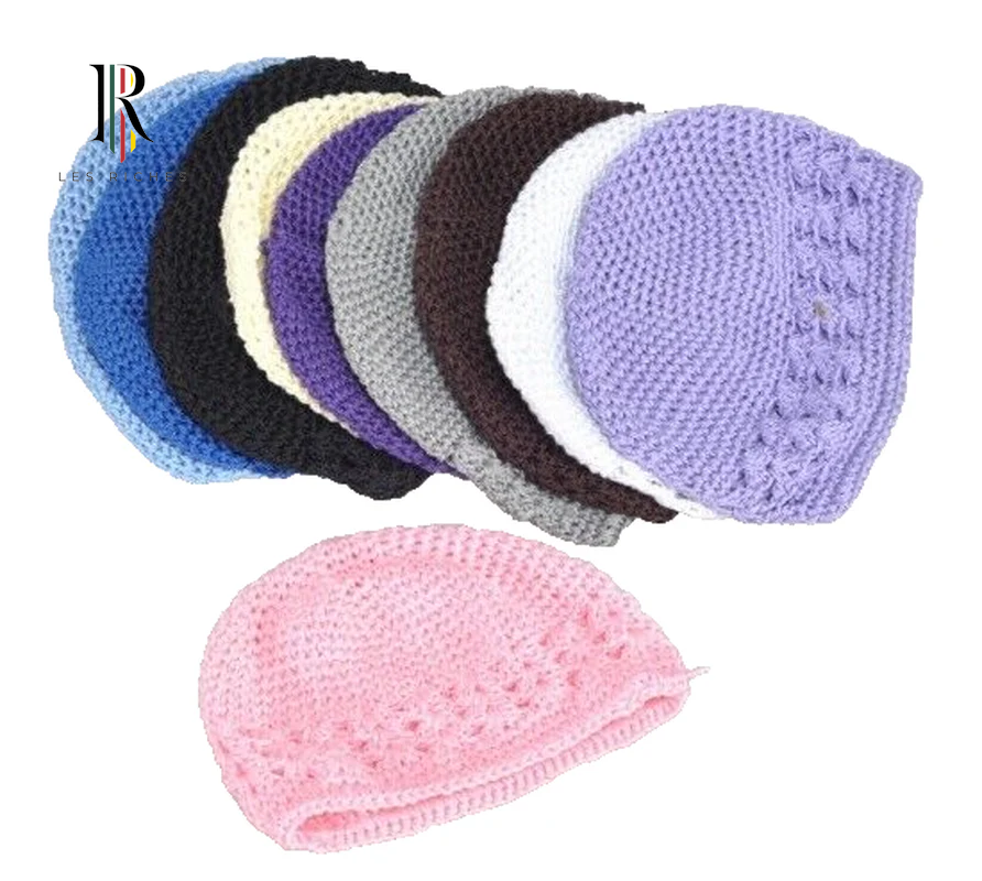 BABY BEANIE HAT 10 PACK Handmade Knitted Cotton Boys Girls Caps Unisex Warm Hats