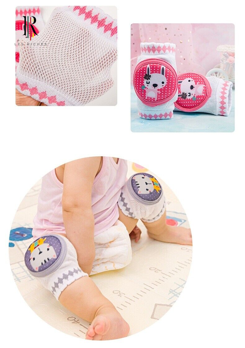 New Kids Safety Crawling Elbow Cushion Infants Toddler Baby Knee Pads UK SELLER