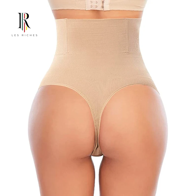 MISSMOLY Women's Girdle High Waisted Body Shaper Slimming Compression Underwear with Tummy Control Thong and Size Shapewear