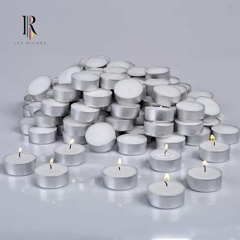 100 Tea Night Lights Candles 4 Hour Long Burn Unscented Tealights Nightlight 4HR