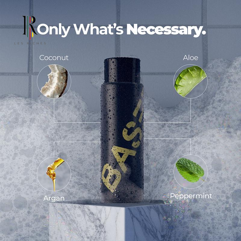 Based Bodyworks Shampoo: All Hair Types, Gentle Cleaning, Nourishing, 100% Natural