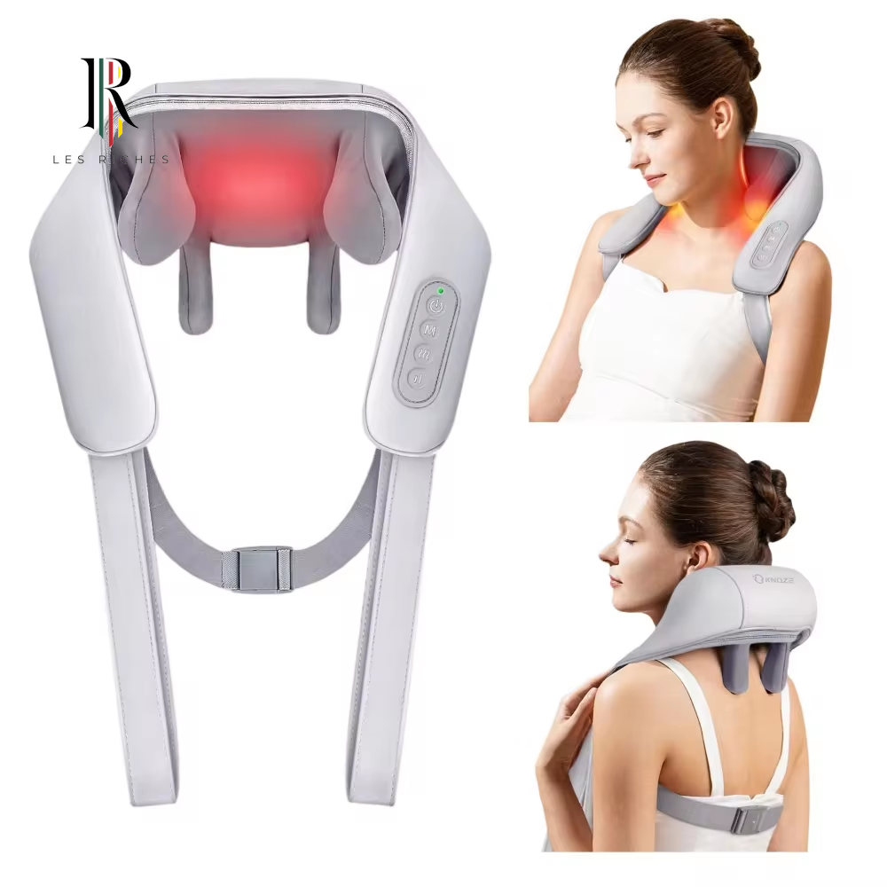 New Portable Mini Relaxer Dredge Kneading Smart Electric Wrap Heated Trapezius Muscle Neck Multifunctional Shiatsu Massage Shawl