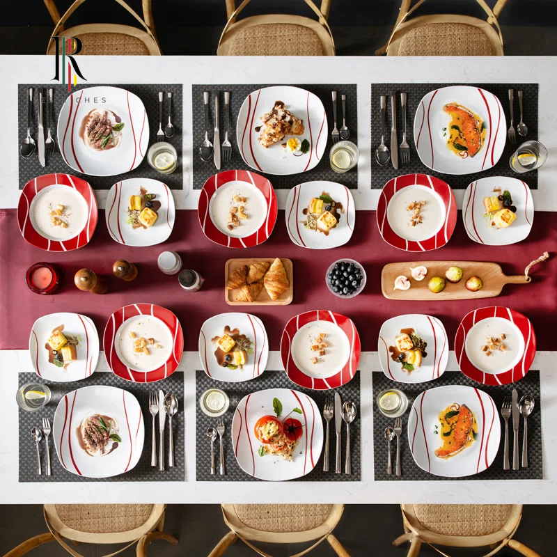 Felisa 18 Piece Dinnerware Set, Service for 6