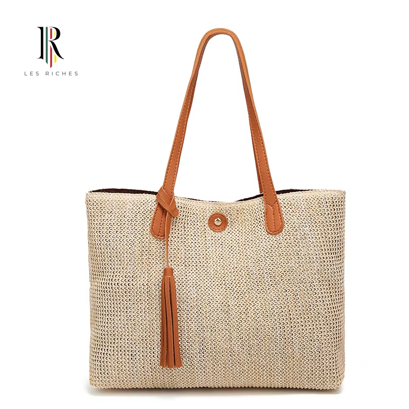 New Arrival: Fashionable Straw Handbags for Women, Ladies' Large Tote Bags 2024