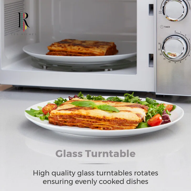 800W 20L Microwave with 5 Power Levels and a 30 Minute Timer