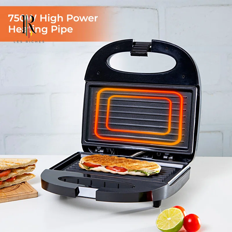 Panini Press Non-Stick 700W Powerful Toasted Sandwich Maker