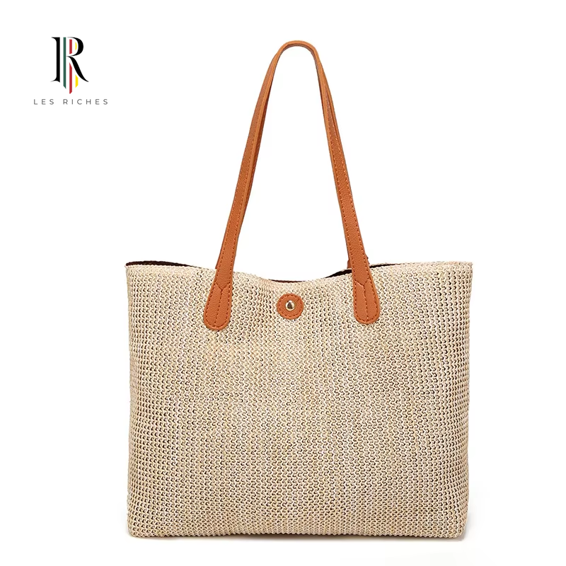 New Arrival: Fashionable Straw Handbags for Women, Ladies' Large Tote Bags 2024