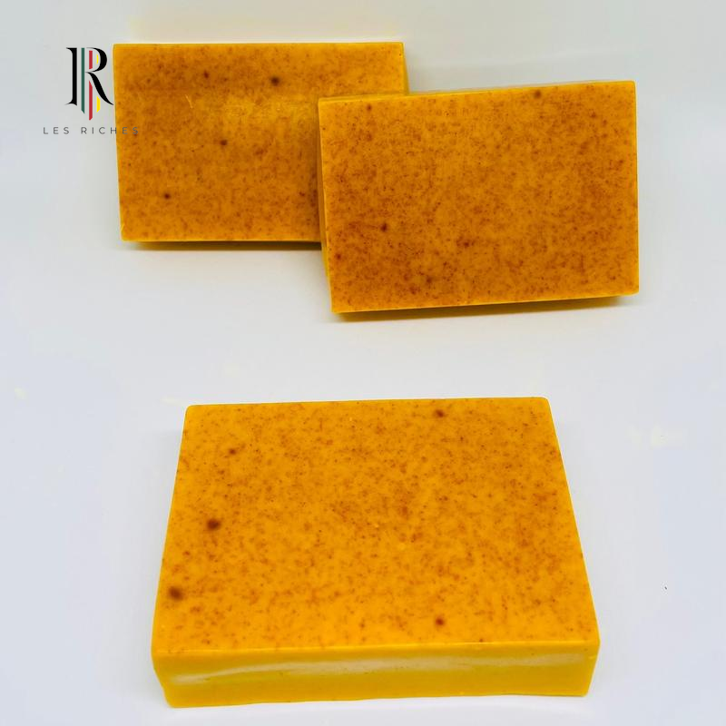 Kojic Turmeric Soap for Face and Body, Daily Use, Natural Skin Care - Lemon