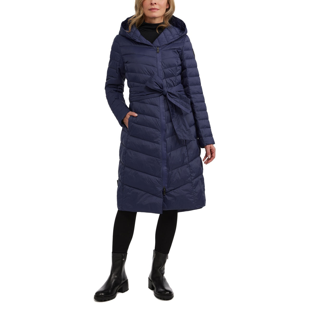 Ladies Long Lightweight Padded Coat
