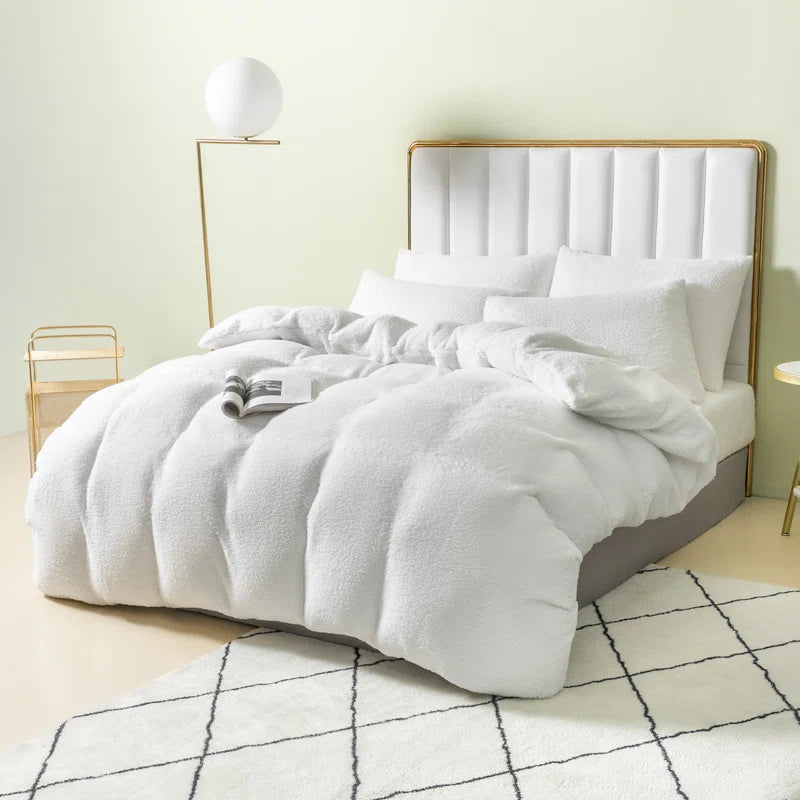 Teddy Fleece Duvet Cover Set