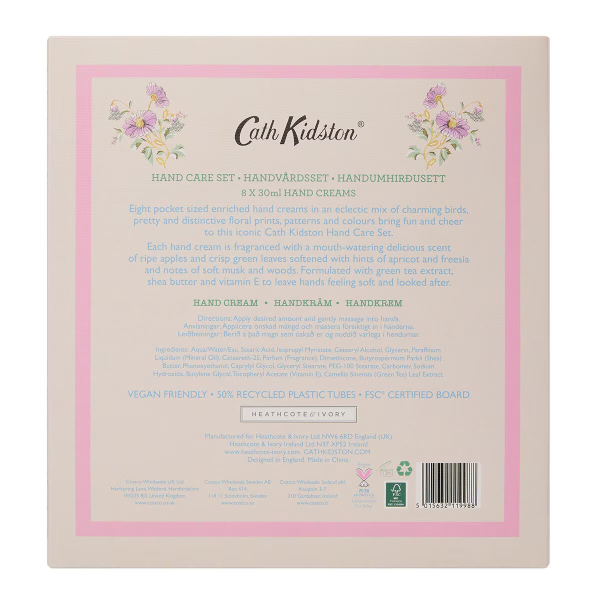Hand Cream, 8 X 30Ml