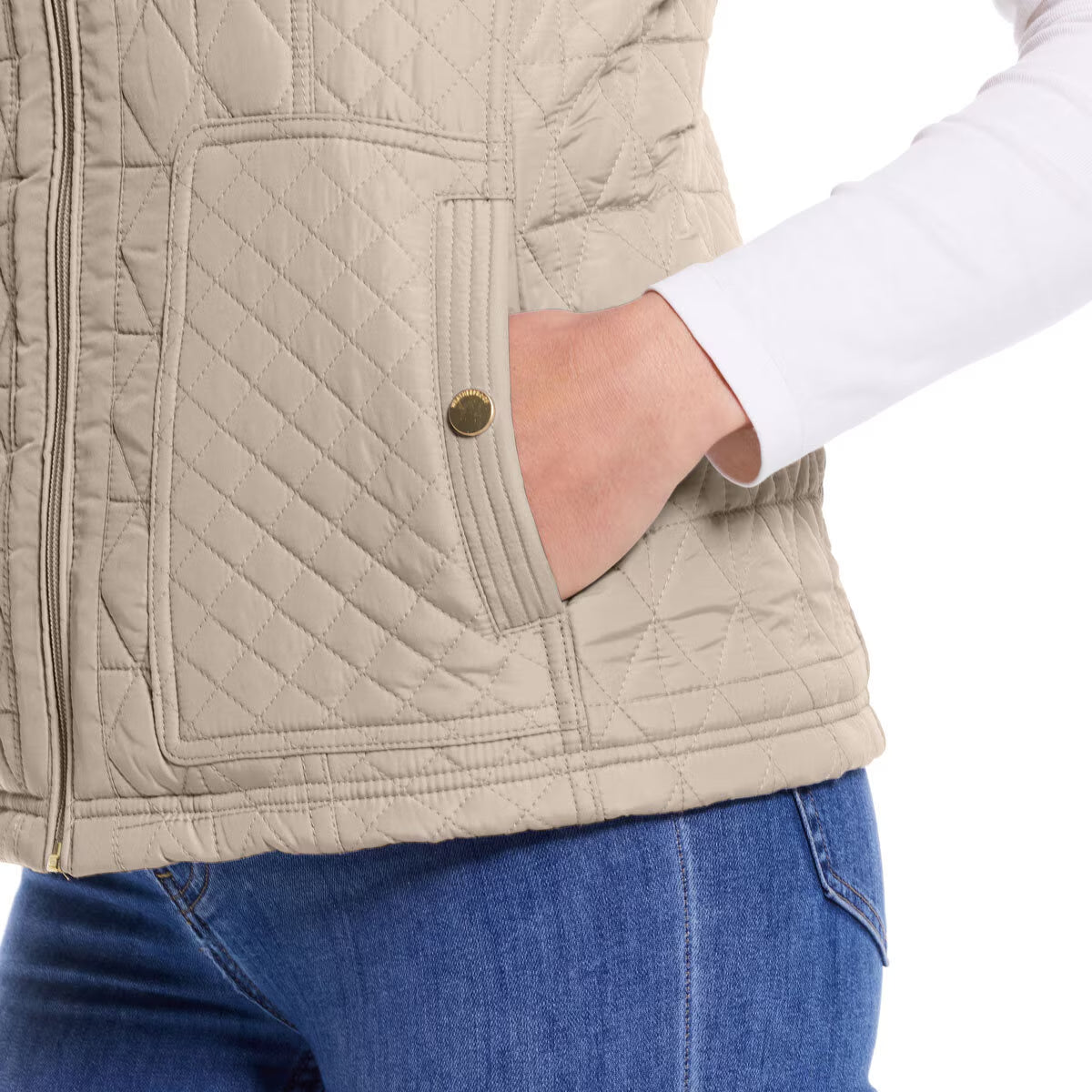 Ladies Plush Lined Vest